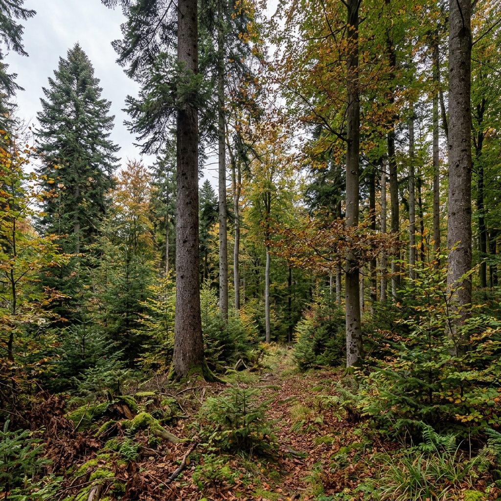 Nachher: Stufiger Mischwald